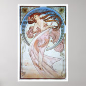 Alphonse Mucha. La Danse/Dance, 1898 Poster (Vorne)