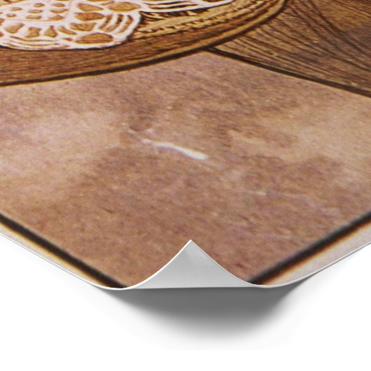 Alphonse Mucha. La Fleur/Blume, c.1897 Poster (Ecke)