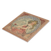 Alphonse Mucha La Peinture Art Nouveau Vintag Fliese (Seite)