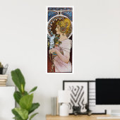 Alphonse Mucha. La Plume/The Pen, 1899 Poster (Heimbüro)