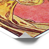 Alphonse Mucha. La Primevere/Polyanthus, 1899 Poster (Ecke)