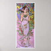 Alphonse Mucha. La Rose/Rose, 1897 Poster (Vorne)