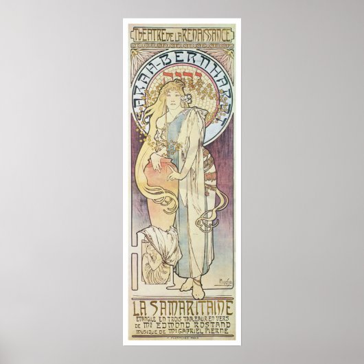 Alphonse Mucha. La Samaritaine, 1897 Poster (Vorne)
