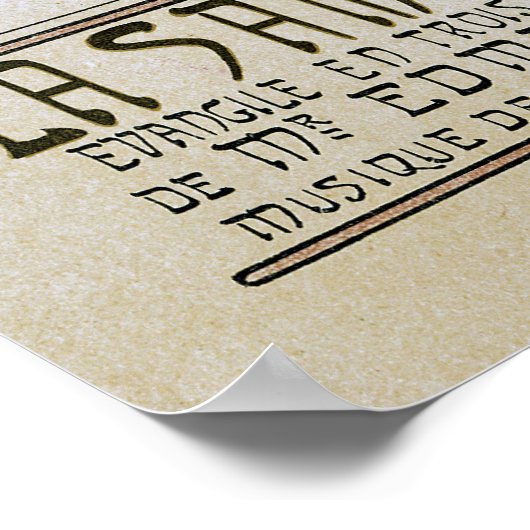 Alphonse Mucha ~ La Samaritaine Poster (Ecke)