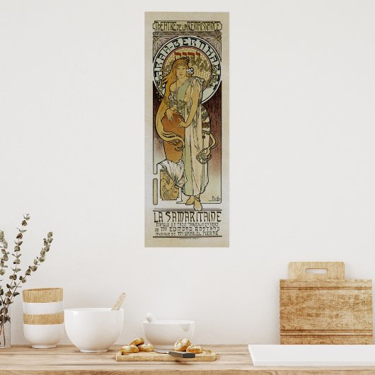 Alphonse Mucha ~ La Samaritaine Poster (Küche)