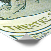 Alphonse Mucha. La Tosca, 1899 Poster (Ecke)