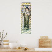 Alphonse Mucha. La Tosca, 1899 Poster (Küche)