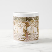 Alphonse Mucha Lady Jumbo Tasse (Vorderseite)