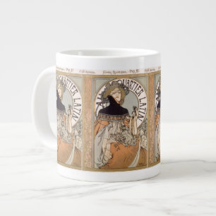 Alphonse Mucha Lady Jumbo Tasse