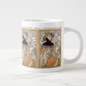 Alphonse Mucha Lady Jumbo Tasse (Rechts)