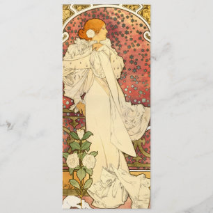 Alphonse Mucha Lady of the Camelias Einladungen