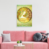 Alphonse Mucha Laurel Leinwand Poster (Insitu (Wohnzimmer))