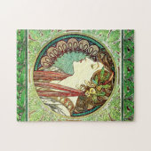 Alphonse Mucha Laurel Puzzle (Horizontal)