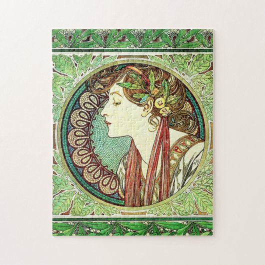 Alphonse Mucha Laurel Puzzle (Vertikal)