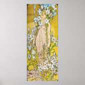 Alphonse Mucha. Le Lys/Lily, 1897 Poster (Vorne)