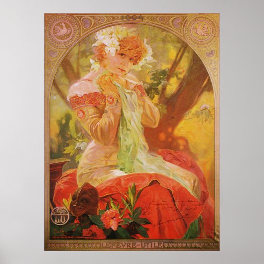 Alphonse Mucha LeFevre Utile Poster (Vorne)