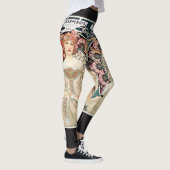 Alphonse Mucha Leggings (Rechts)