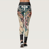Alphonse Mucha Leggings (Rückseite)