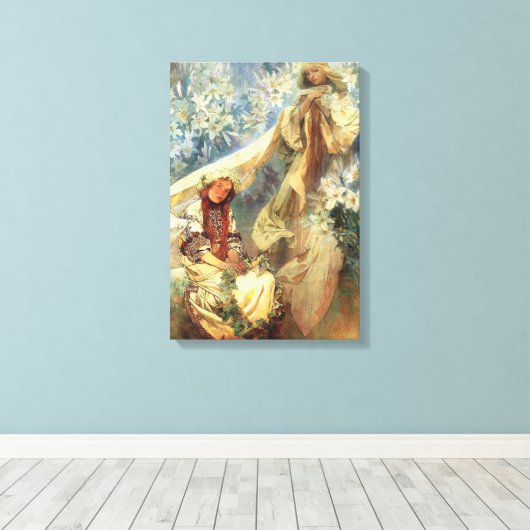 Alphonse Mucha Leinwanddruck (Insitu (Holzboden))