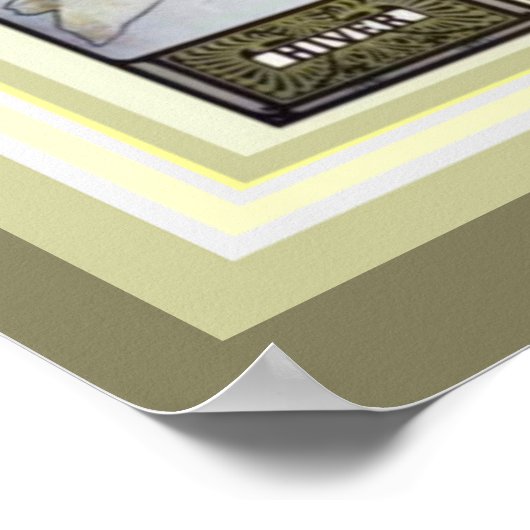 Alphonse Mucha Les Saisons Poster 16 x 20 (Ecke)