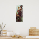 Alphonse Mucha. L'Etoile Polaire/Pole Star, 1902 Poster (Küche)