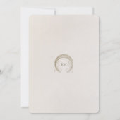 Alphonse Mucha Lilies Feier des Lebens Einladung (Rückseite)