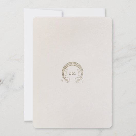 Alphonse Mucha Lilies Feier des Lebens Einladung (Rückseite)