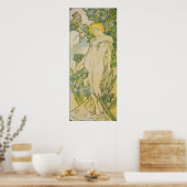 Alphonse Mucha. L'Iris/Iris, 1897 Poster (Küche)