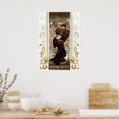Alphonse Mucha - Lorenzaccio - Art Nouveau Poster (Küche)