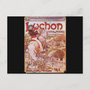 Alphonse Mucha Luchon Postkarte