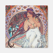 Alphonse Mucha Magnet (Vorne)
