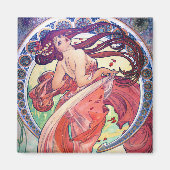 Alphonse Mucha Magnet (Vorne)