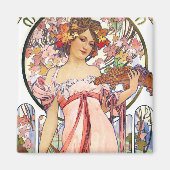 Alphonse Mucha Magnet (Vorne)