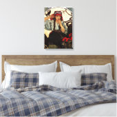 Alphonse Mucha Mährische Leinwand Poster (Insitu (Schlafzimmer))