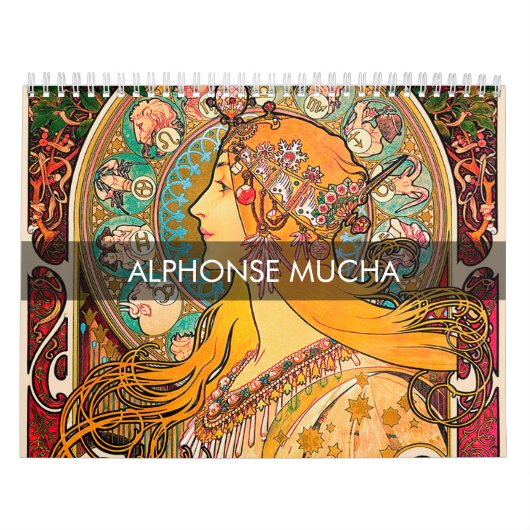 Alphonse Mucha Meisterwerk Kalender (Titelbild)