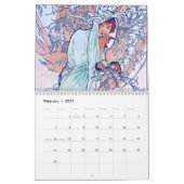 Alphonse Mucha Meisterwerk Kalender (Feb 2027)