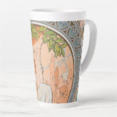 Alphonse Mucha Milchtasse (Rechte Ecke)