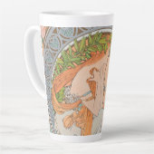 Alphonse Mucha Milchtasse (Linke Ecke)