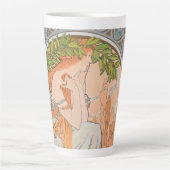 Alphonse Mucha Milchtasse (Vorderseite)