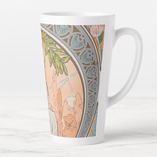 Alphonse Mucha Milchtasse (Rechts)