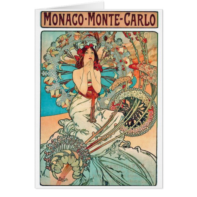 Alphonse Mucha Monaco, Monte Carlo, 1897 (Vorne)
