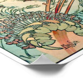 Alphonse Mucha Monaco, Monte-Carlo, 1897 Poster (Ecke)