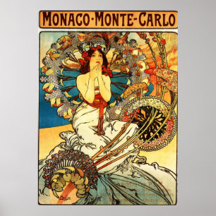 Alphonse Mucha - Monaco Monte Carlo Poster