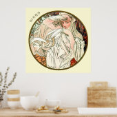 Alphonse Mucha Monat März Poster (Küche)