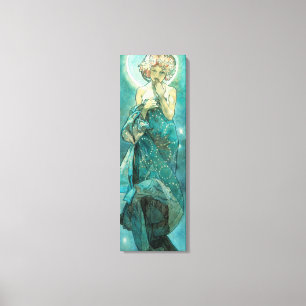 Alphonse Mucha Mondlicht Clair De Lune Art Nouveau Leinwanddruck