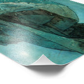 Alphonse Mucha Moonlight Clair De Lune Art Nouveau Fotodruck (Ecke)