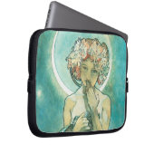 Alphonse Mucha Moonlight Clair De Lune Art Nouveau Laptopschutzhülle (Vorne Rechts)