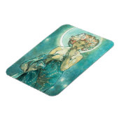 Alphonse Mucha Moonlight Clair De Lune Art Nouveau Magnet (Linke Seite)