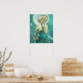 Alphonse Mucha Moonlight Clair De Lune Art Nouveau Poster (Küche)