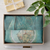 Alphonse Mucha Moonlight Clair De Lune Art Nouveau Seidenpapier (Geschenk)